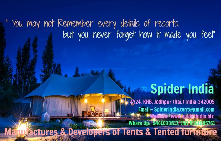 Luxury-camping-JODHPUR-spider india -Camp-tent